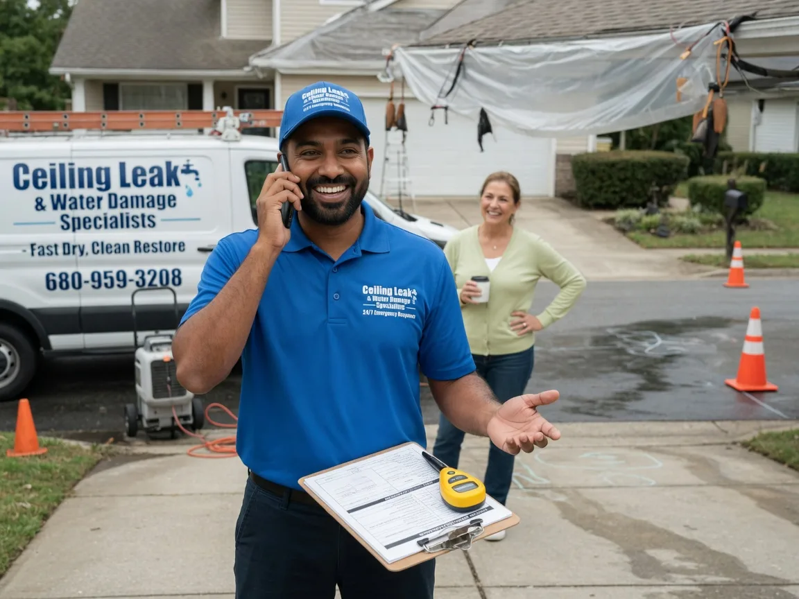 Ceiling Leak Cleanup Mccormick, SC FAQs